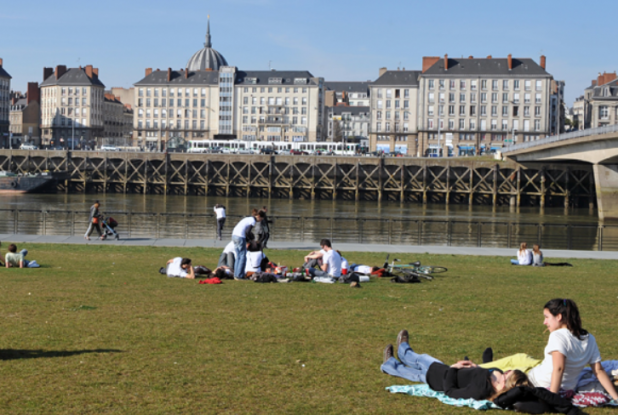 Parc des Chantiers Nantes : pelouse