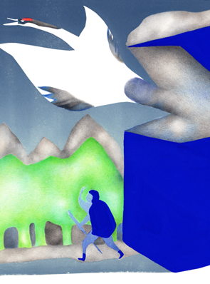 La femme oiseau -  cie La Mandarine Blanche