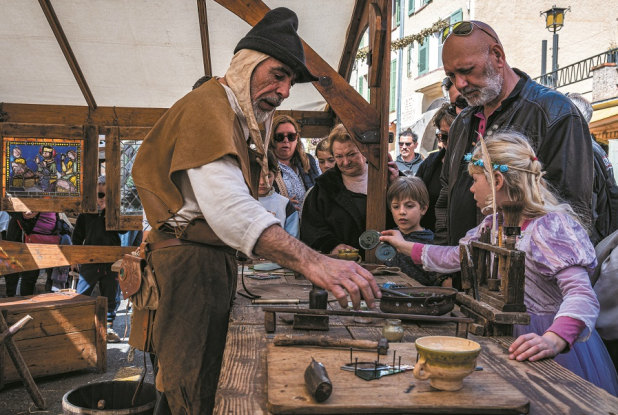 Biot et les Templiers : Le village des artisans