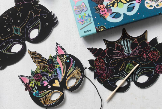 Masques à gratter - Auzou Éditions