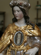 Sainte Rosalie : statue reliquaire