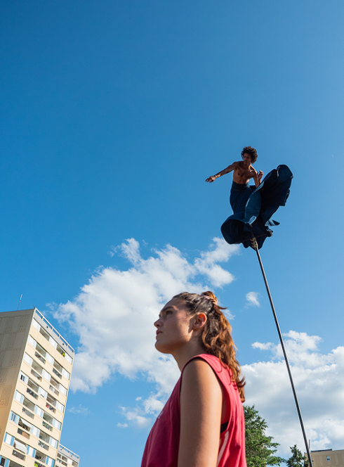 Chalon dans la rue : Spectacle de voltige