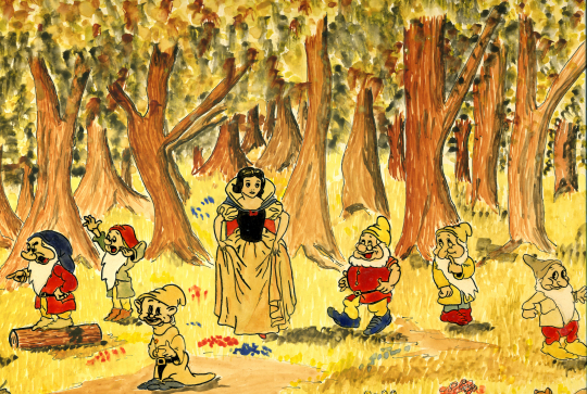 Expo "Goscinny et le cinéma" en famille - Blanche-Neige et les 7 nains