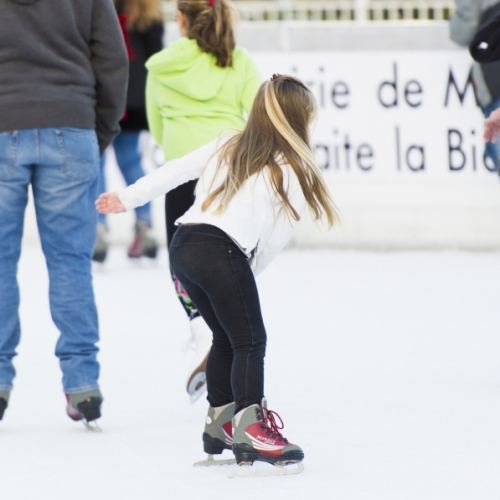 Patinoire à ciel ouvert à Monaco