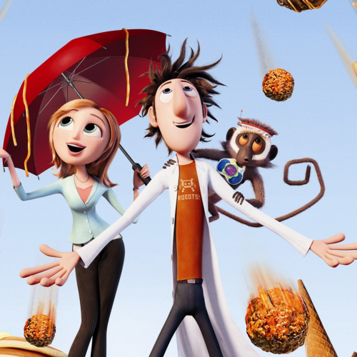 Tempête de boulettes géantes - Affiche