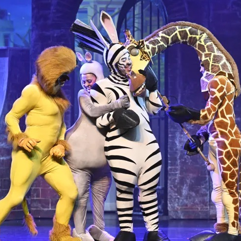 Madagascar la comédie musicale : les 4 héros