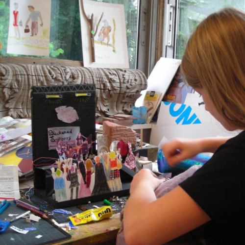Stage et cours d'art plastique à l'atelier des Quinze