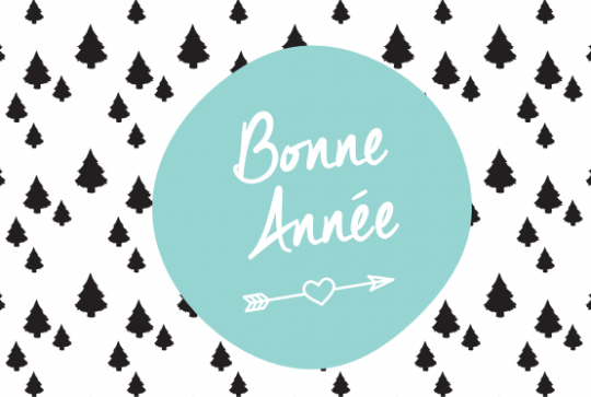 Carte de voeux bonne année