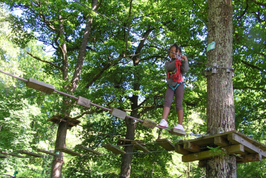 Lezoux Aventure : accrobranche enfant