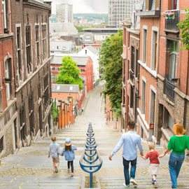Belgique : découvrez la Wallonie en famille - Liege - Escaliers De La Montagne De Bueren