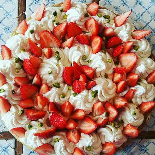 Tea Lichou : tarte aux fraises