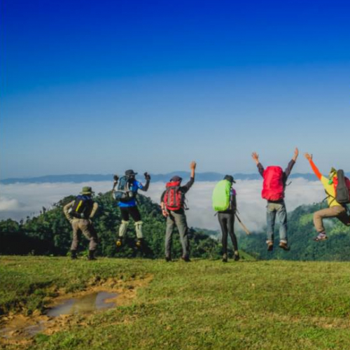 Sortie l'école à la montagne
