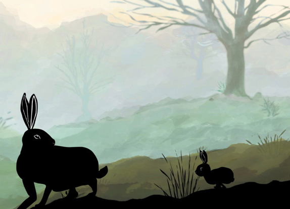 Le chemin d'un lièvre