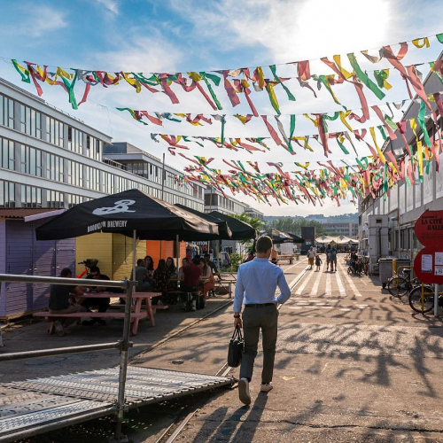 La Cité des Halles l'été