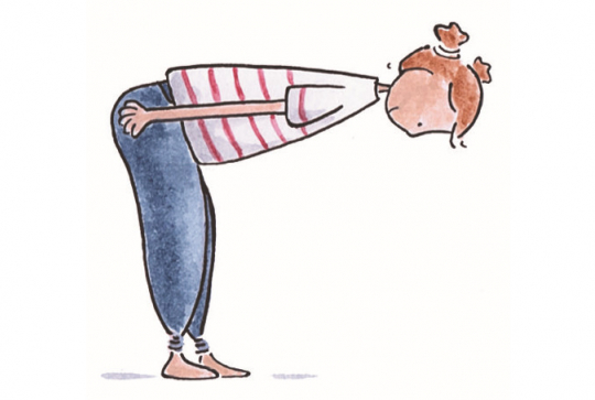 Yoga : flexion avant