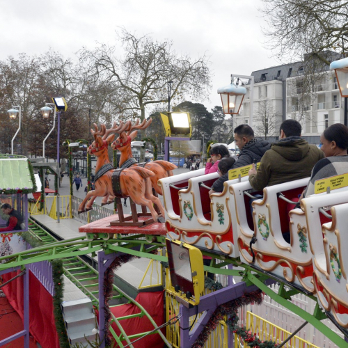 Un petit tour en chenille à Nantes pour Noël
