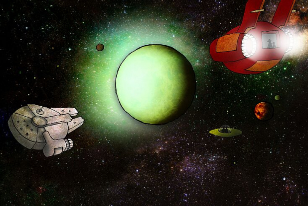 L'ascenseur cosmique - Monsieur Lune : voyage dans l'espace