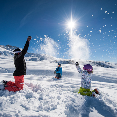 Concours Saint François Longchamp - jeu enfant dans la neige
