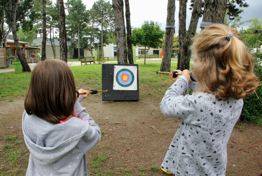 Tir à l'arc au Grand Parc