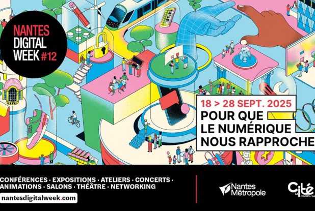 Nantes Digital Week : affiche 2025