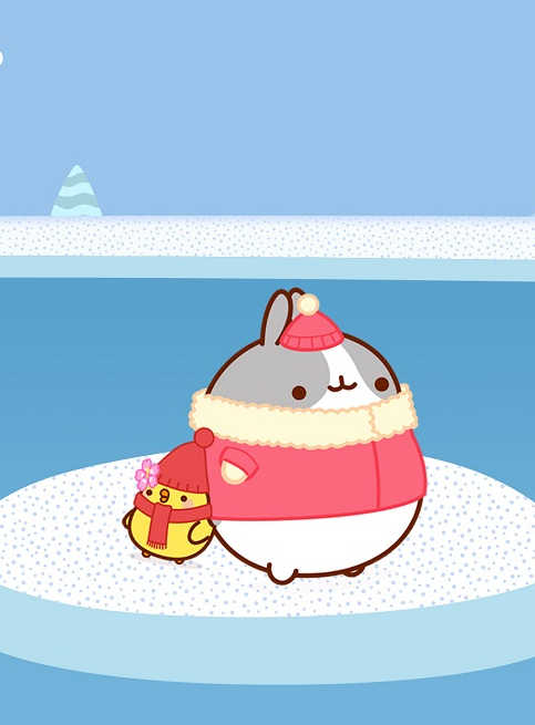 Molang débarque à l'Aquarium de Paris : banquise