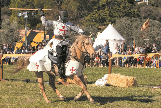 Biot et les Templiers : Spectacle équestre