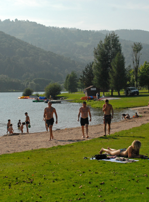 Camping base de loisirs lac de la Moselotte Lorraine
