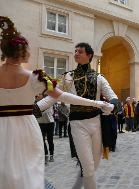 Les bals de l'Hôtel de la Marine : danseurs