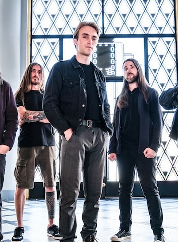 Groupe de métal "Stengah", concert à l'Aéronef