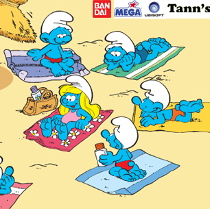 Tournée Les Schtroumpfs à la plage