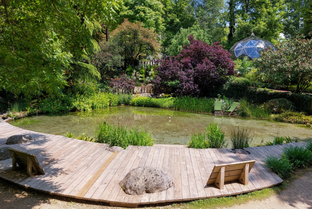 Jardin des Fontaines Pétrifiantes : Point d'eau