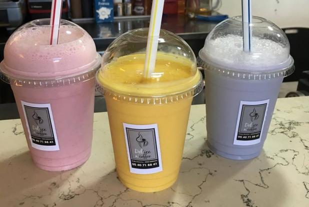 Del'Ice n'Coffee à Bordeaux - Smoothies colorés