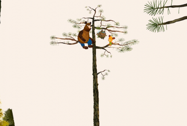 Les Ours gloutons : Nico et Mika au sommet d'un arbre