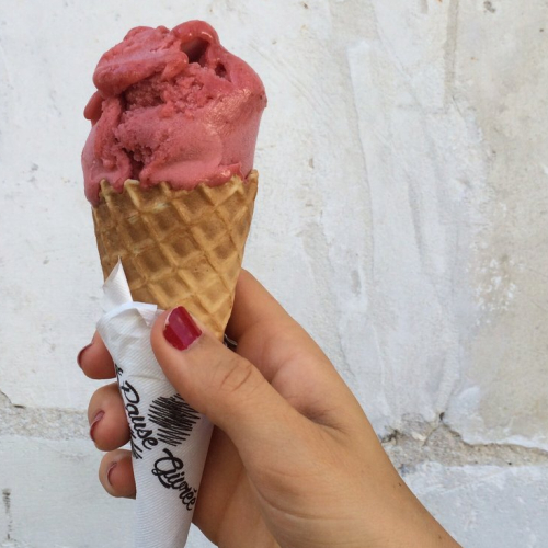 La Pause Givrée - Glace fraise basilic