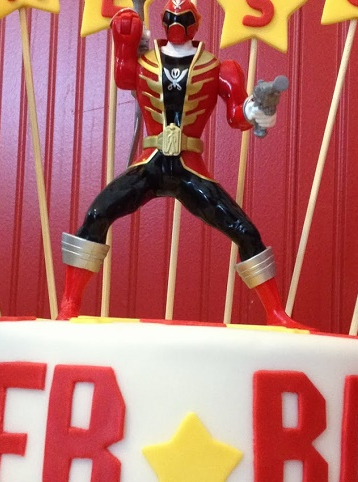 Anniversaire enfant Power Rangers - Gâteau de Sugar Love Cake Design