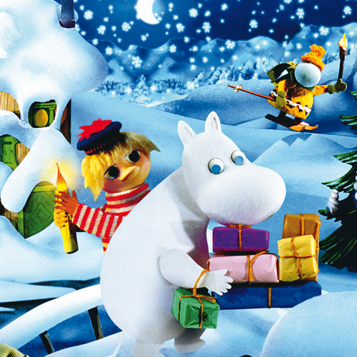 Les Moomins attendent Noël - Affiche