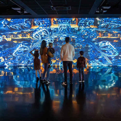 L'Atelier des Lumières en famille