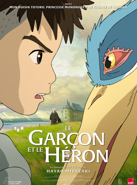 Le Garçon et le Héron : affiche alternative