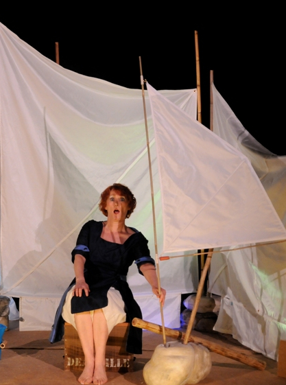 Mer agitée à peu agitée