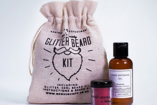 Kit barbe à paillettes