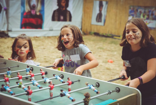 Rock en Seine : babyfoot pour enfants au Mini Rock