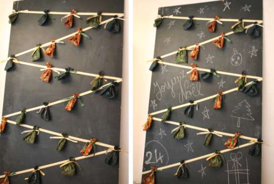 Calendrier de l'Avent terminé