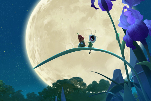 Drôles de Petites Bêtes, le film - Insectes sur un brin d'herbe