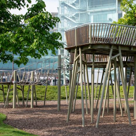 Parc André Citroën : aire de jeux pour enfants