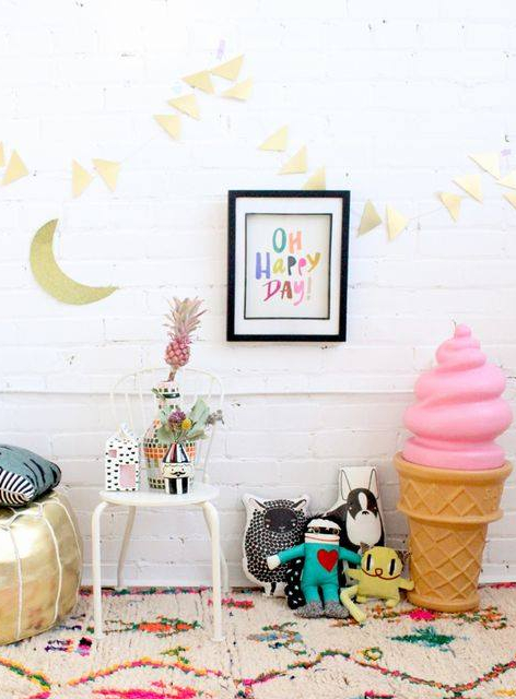 Exemple de décoration d'une chambre d'enfant