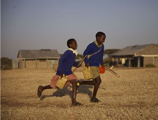 Sur le chemin de l'école