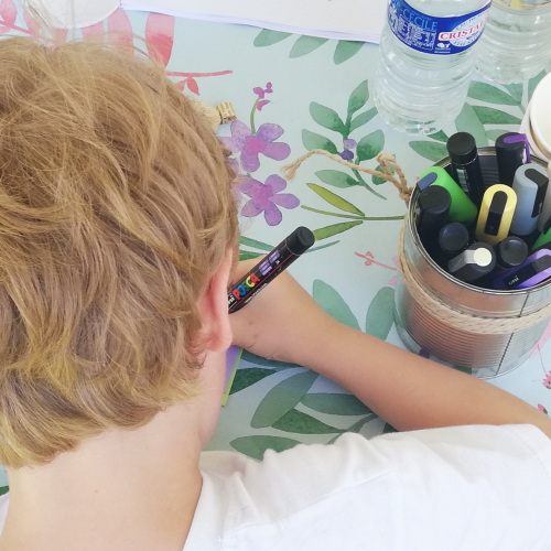 Atelier enfant à la bibliothèque de Nice