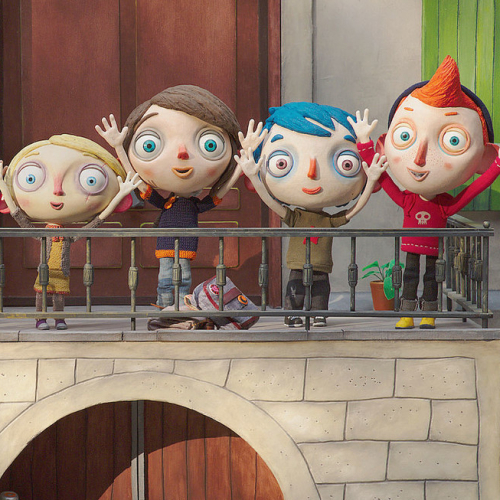 Ma Vie de Courgette : la bande pose pour la photo