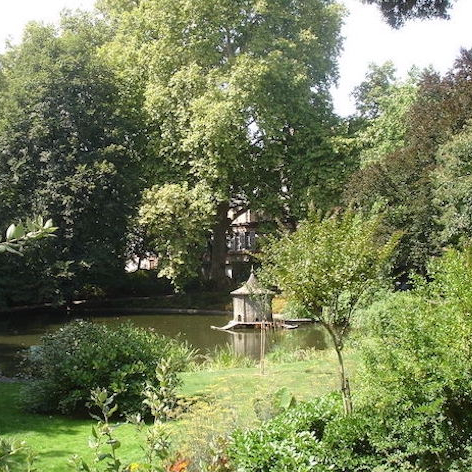 Jardin Royal de Toulouse : plan d'eau