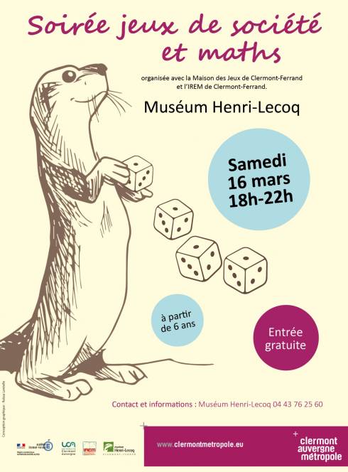 Soirée jeux de société et maths